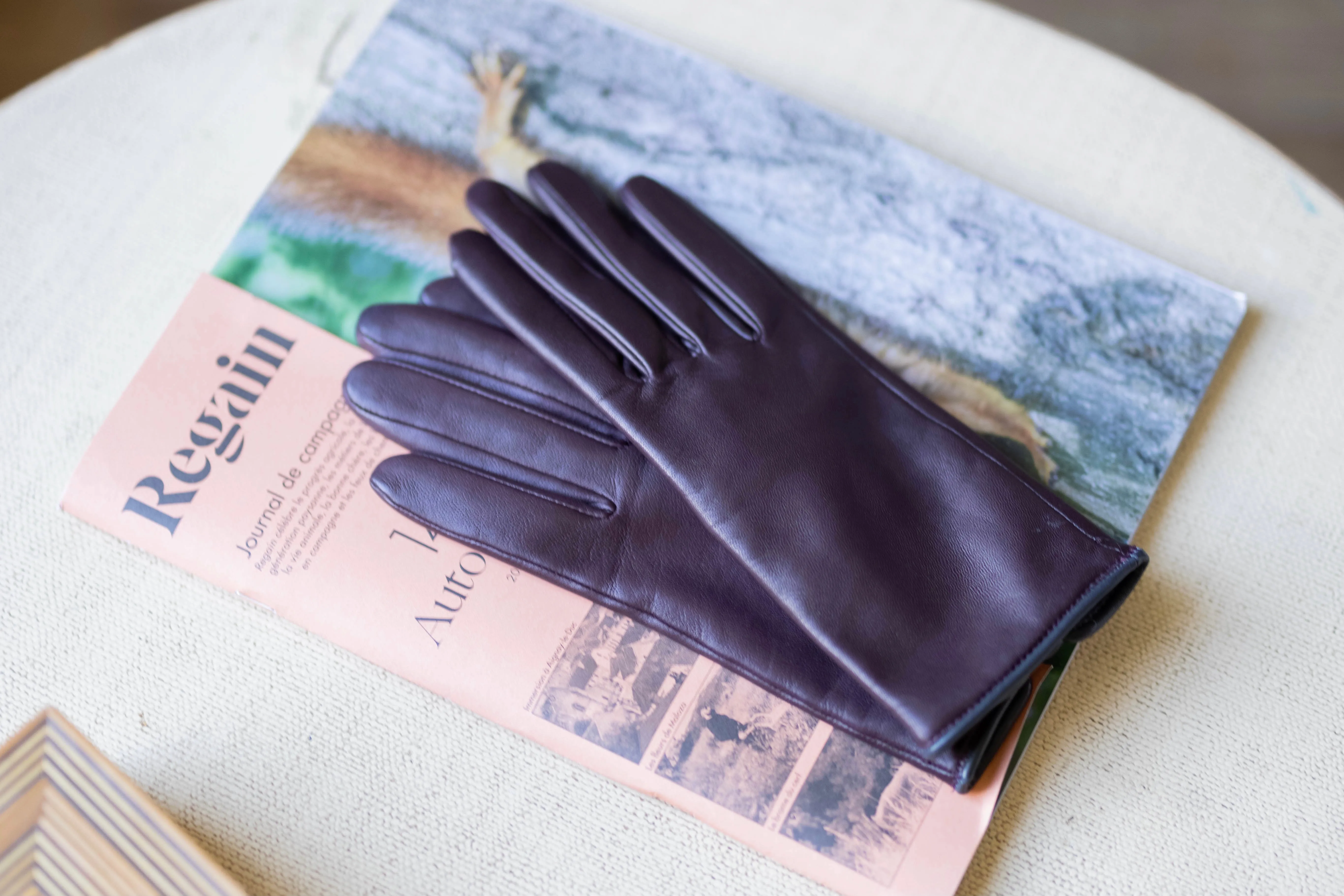 Les Gants Cuir Classiques Femme