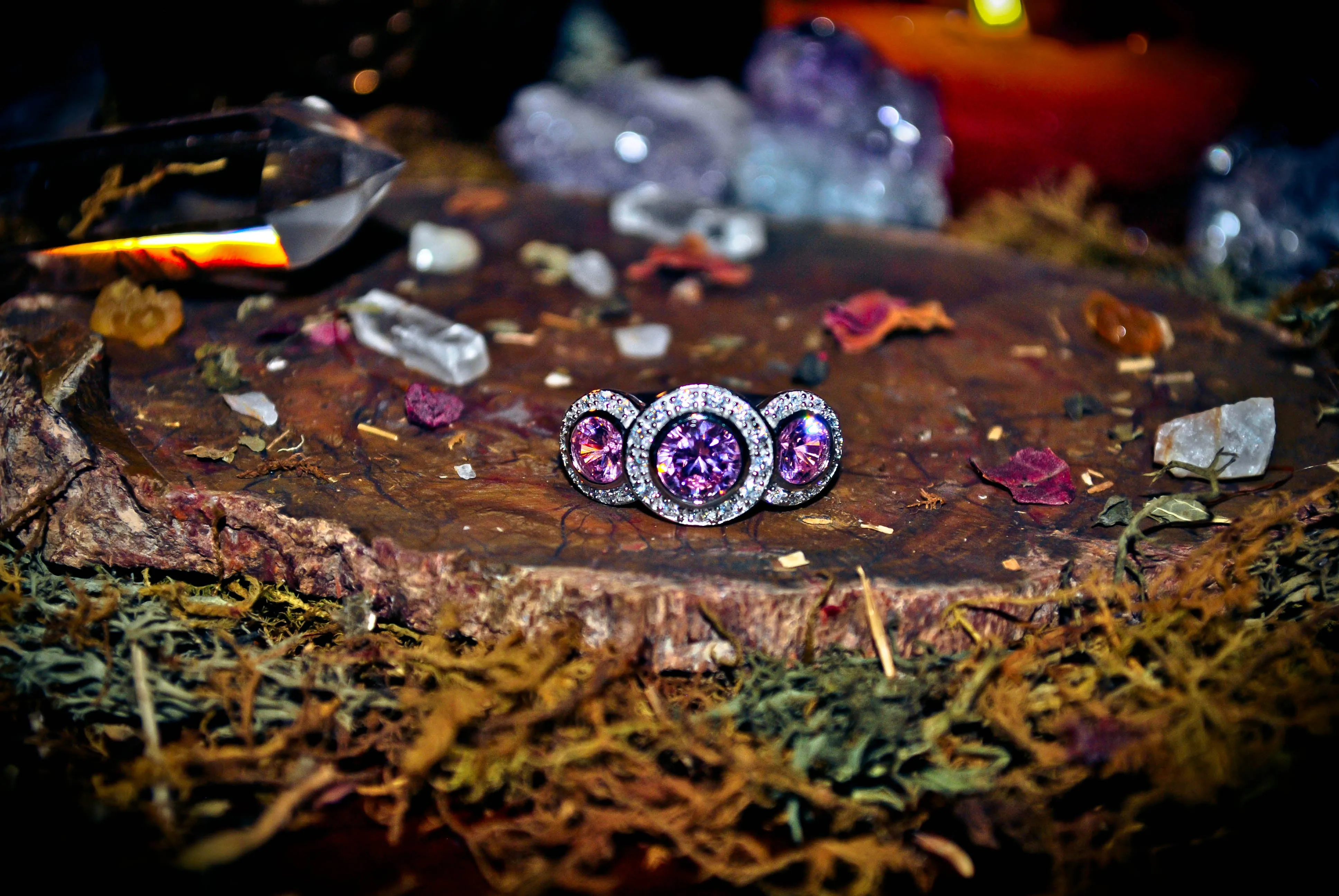 **MAGIC** TRIPLE GODDESS HEALING Blessed Haunted Genie Jinniyah Ring! Heal Physical & Emotional Ailments Fast! LUCK! Blessings! EXCLUSIVE RARE Devata Angel $$ * 925!