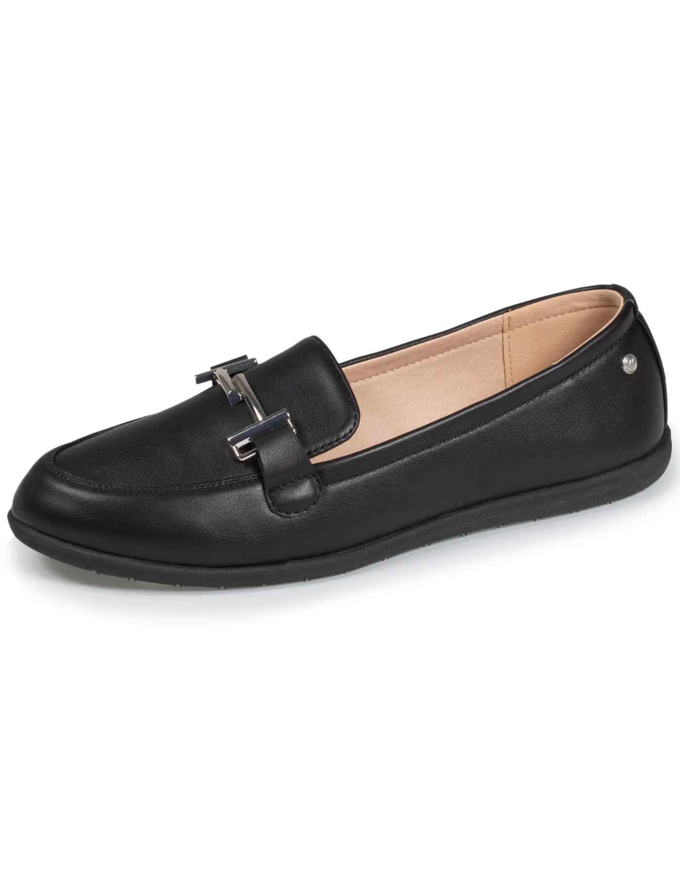 Mocassins Femme accessoire argenté