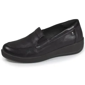 Mocassins Femme CONFORT PLUS compensés Noir