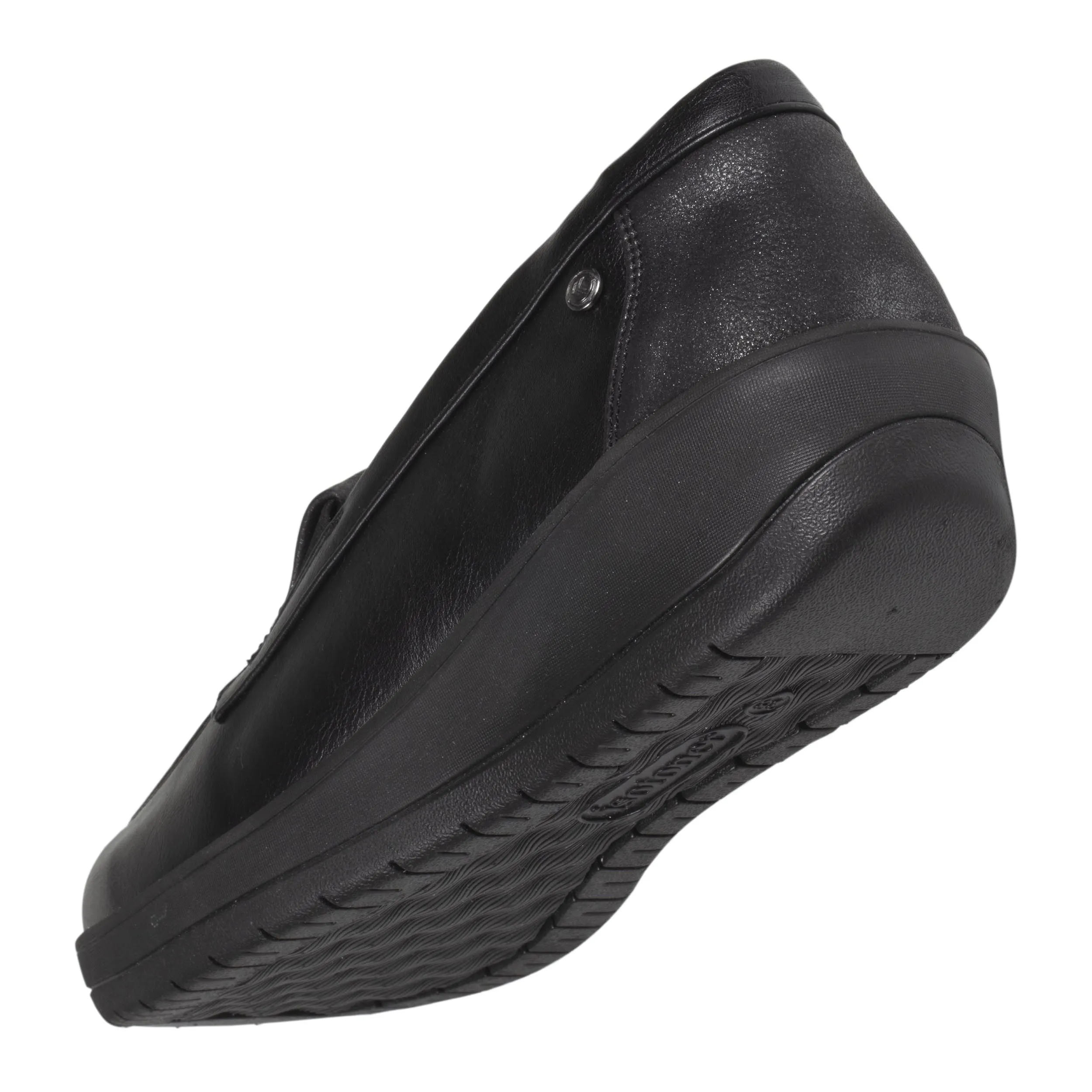 Mocassins Femme CONFORT PLUS compensés Noir