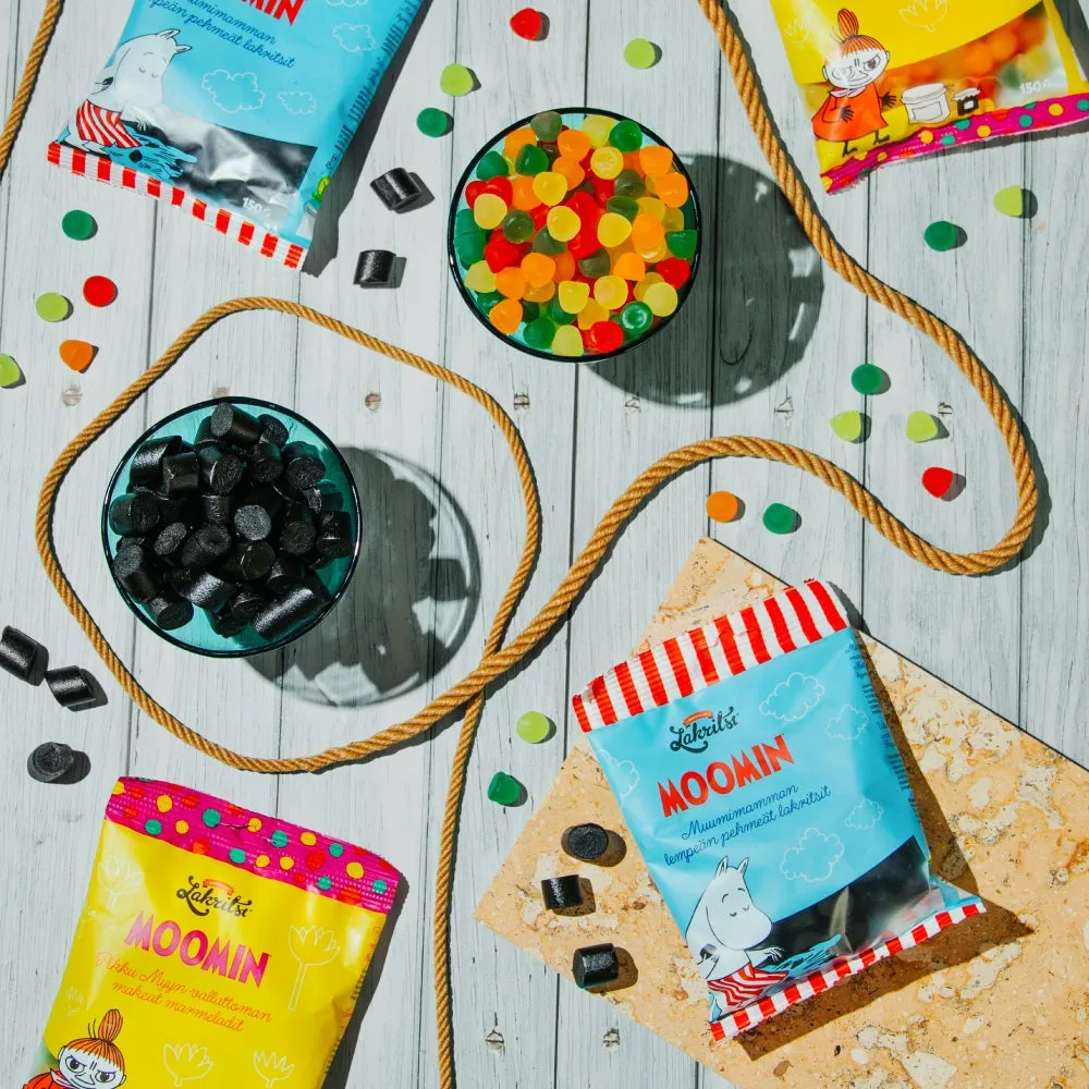 Moominmamma Liquorice Bites 150 g - Kouvolan Lakritsi