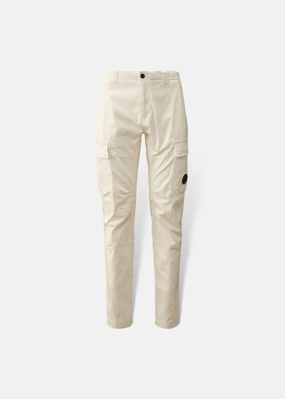 Pantalon C.P. Company cargo satin stretch Blanc