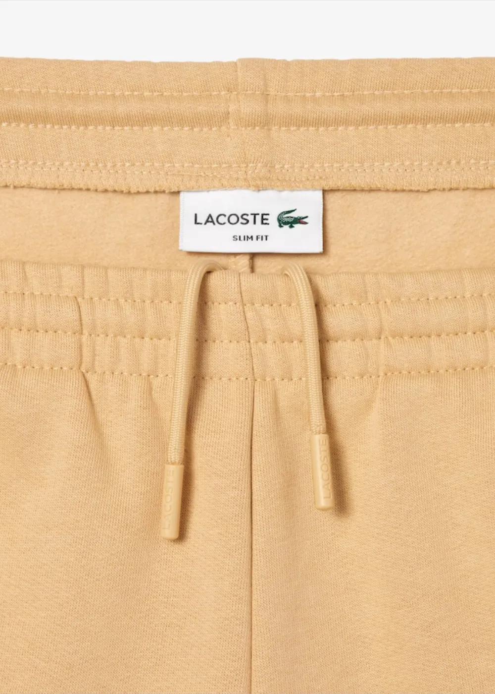 Pantalon de survêtement Lacoste slim fit homme en molleton  beige