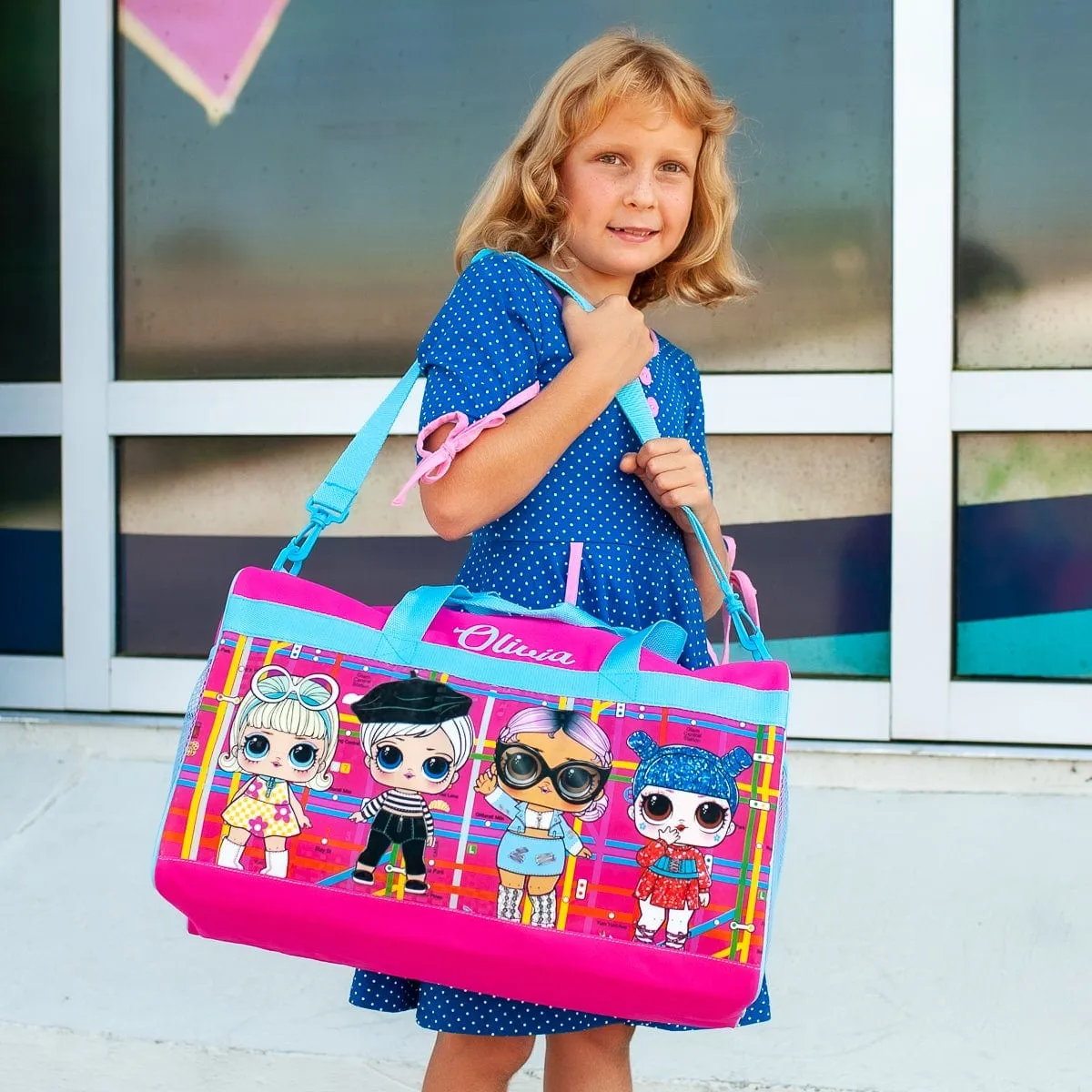 Personalized Kid's Travel Duffel Bag - LOL Surprise