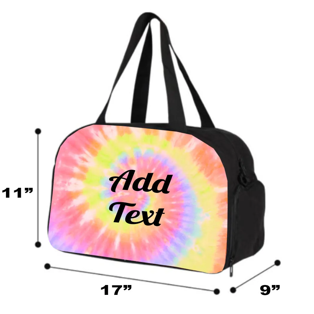 Personalized Tie Dye Backpacks / Lunch Bag / Duffel Bag / Bottle