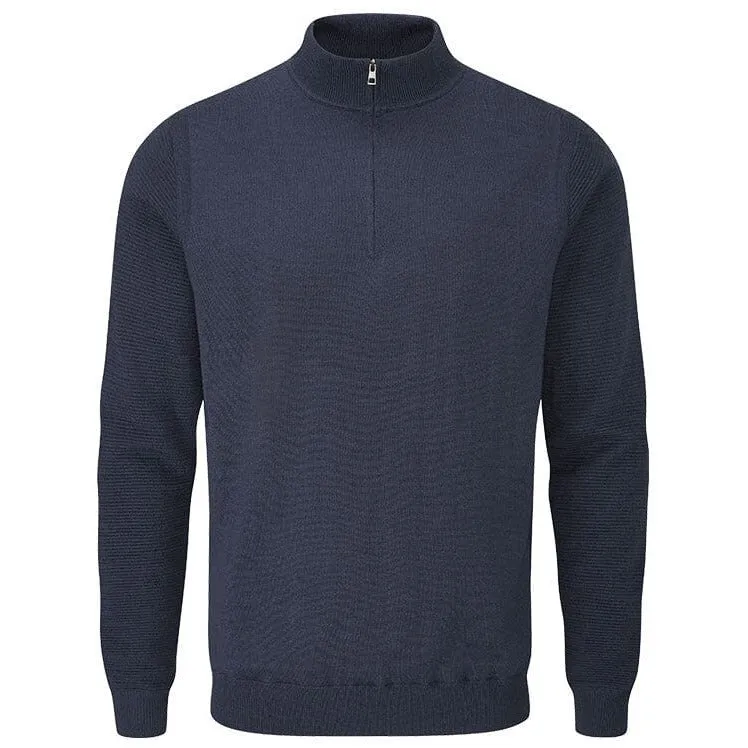 PING Pull 1/2 Zip Croy Oxford blue