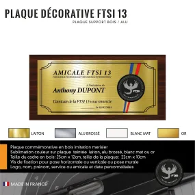 Plaque Décorative Personnalisée FTSI 13