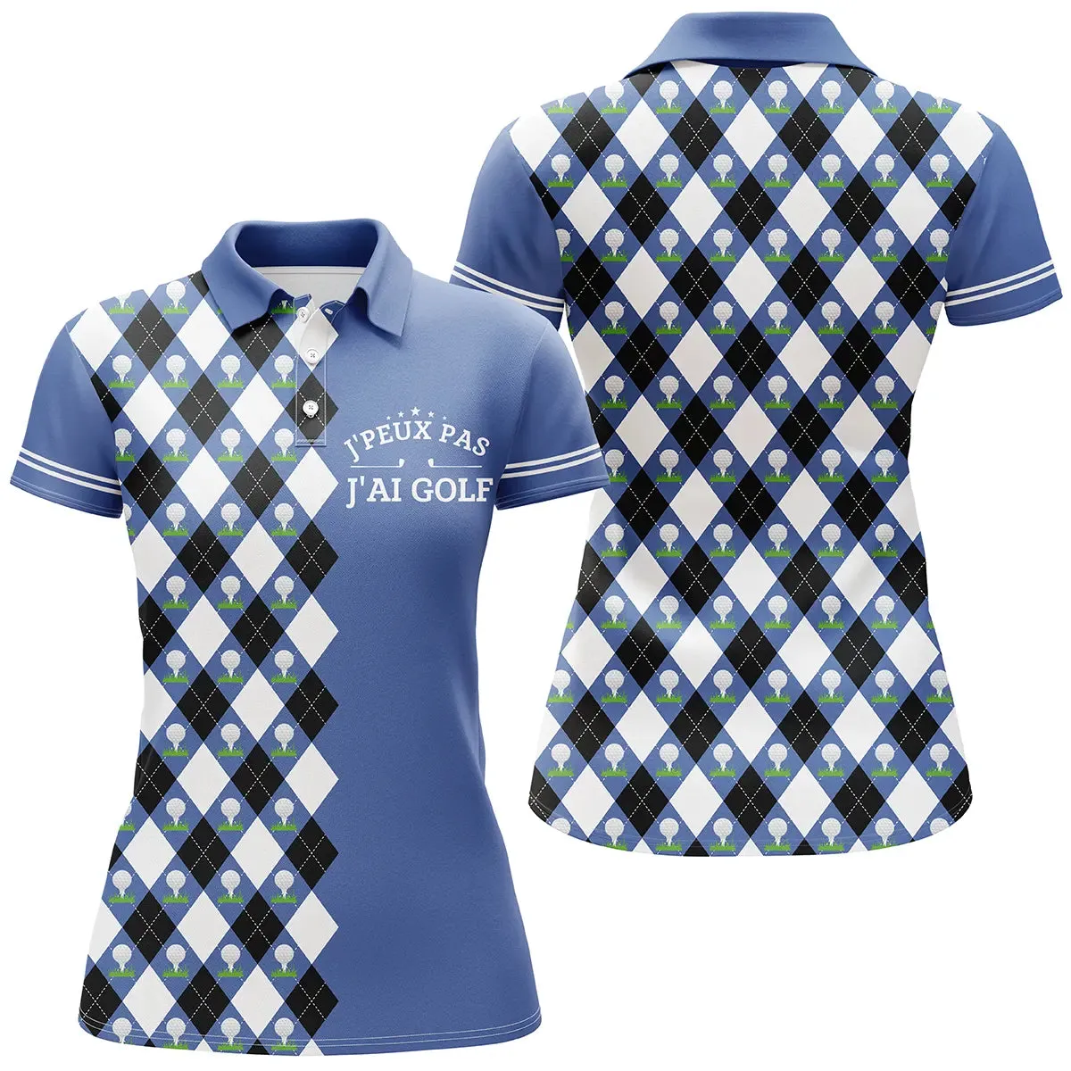 Polo de Sport Homme Femme, Polo à Séchage Rapide, Polo Chiptshirts Pour Golf, Meilleur Cadeau Golfeur - CTS10052213