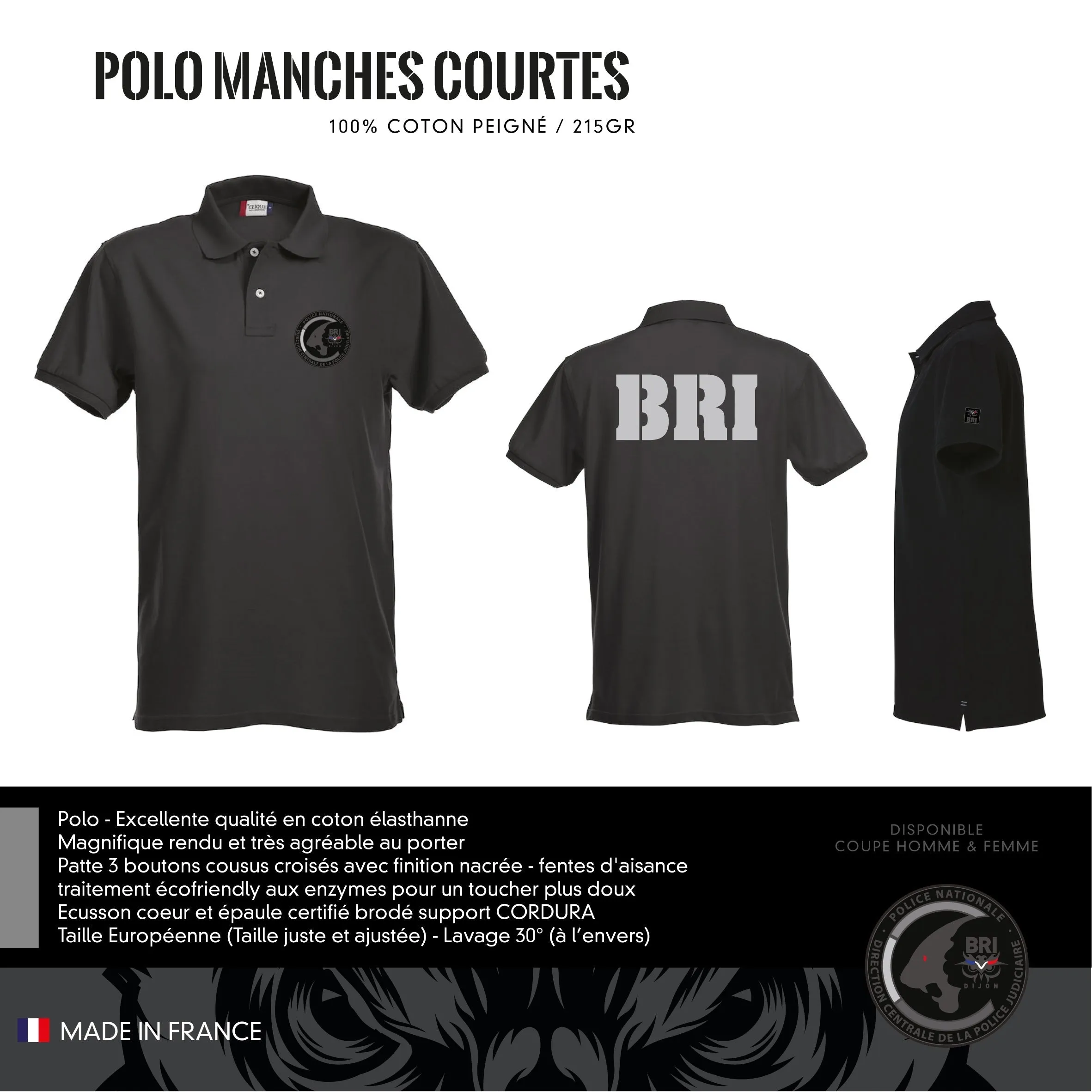 Polo Manches Courtes BRI DIJON