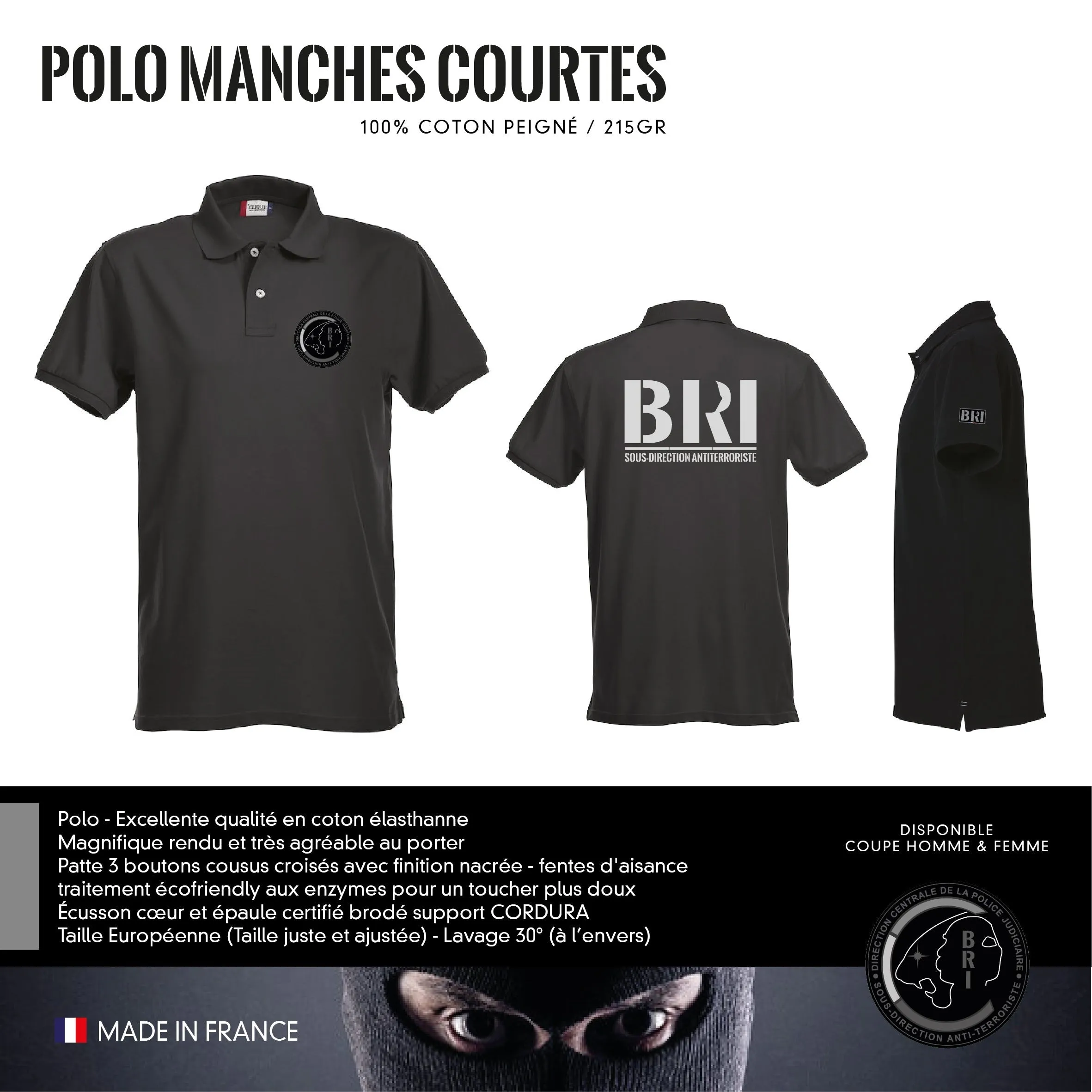 Polo Manches Courtes BRI SDAT