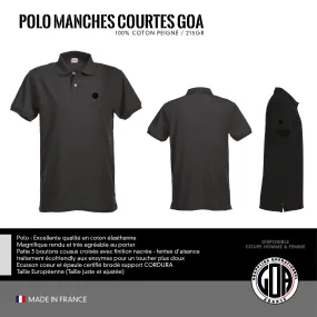 Polo Manches Courtes GOA