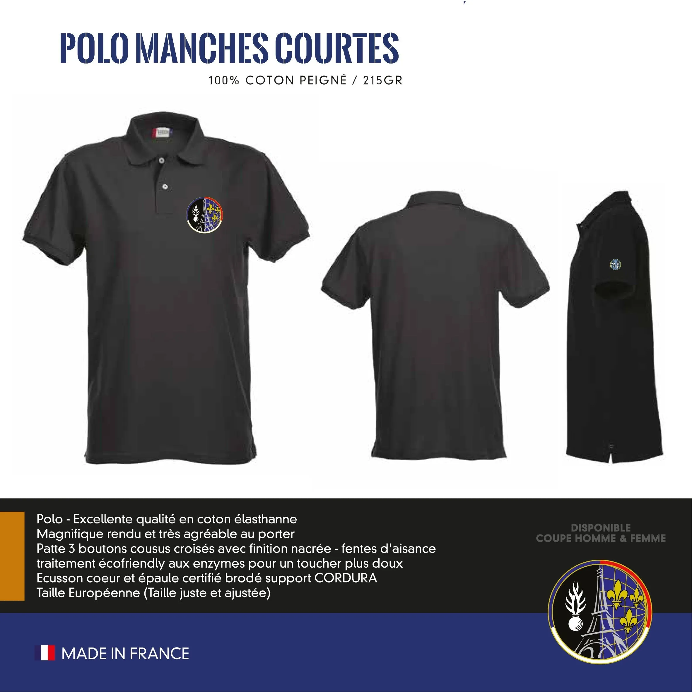 Polo Manches Courtes SR PARIS