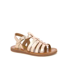 POM D'API PLAGETTE STRAP rose gold Sandales Nu Pieds