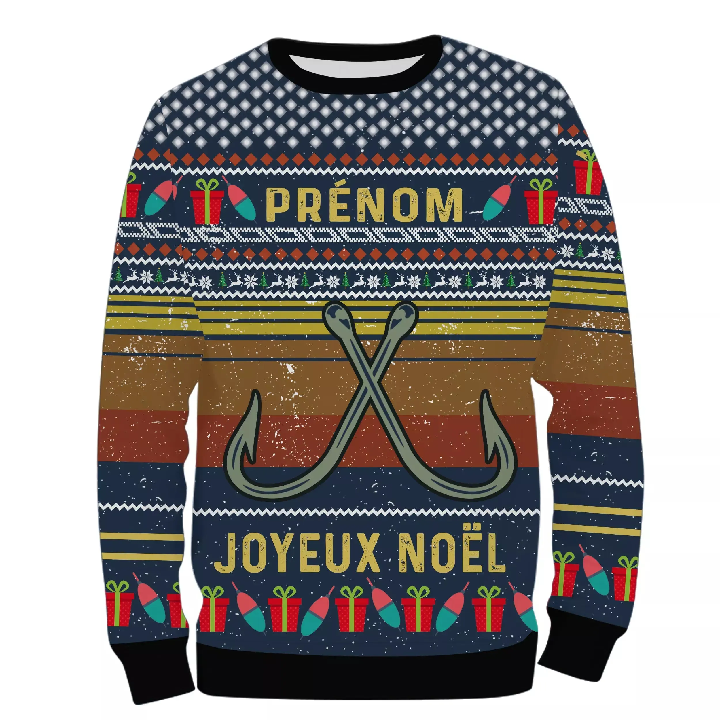 Pull De Nol, Cadeau Personnalisé Pêcheur, Crochet de Pêche - CT12112242