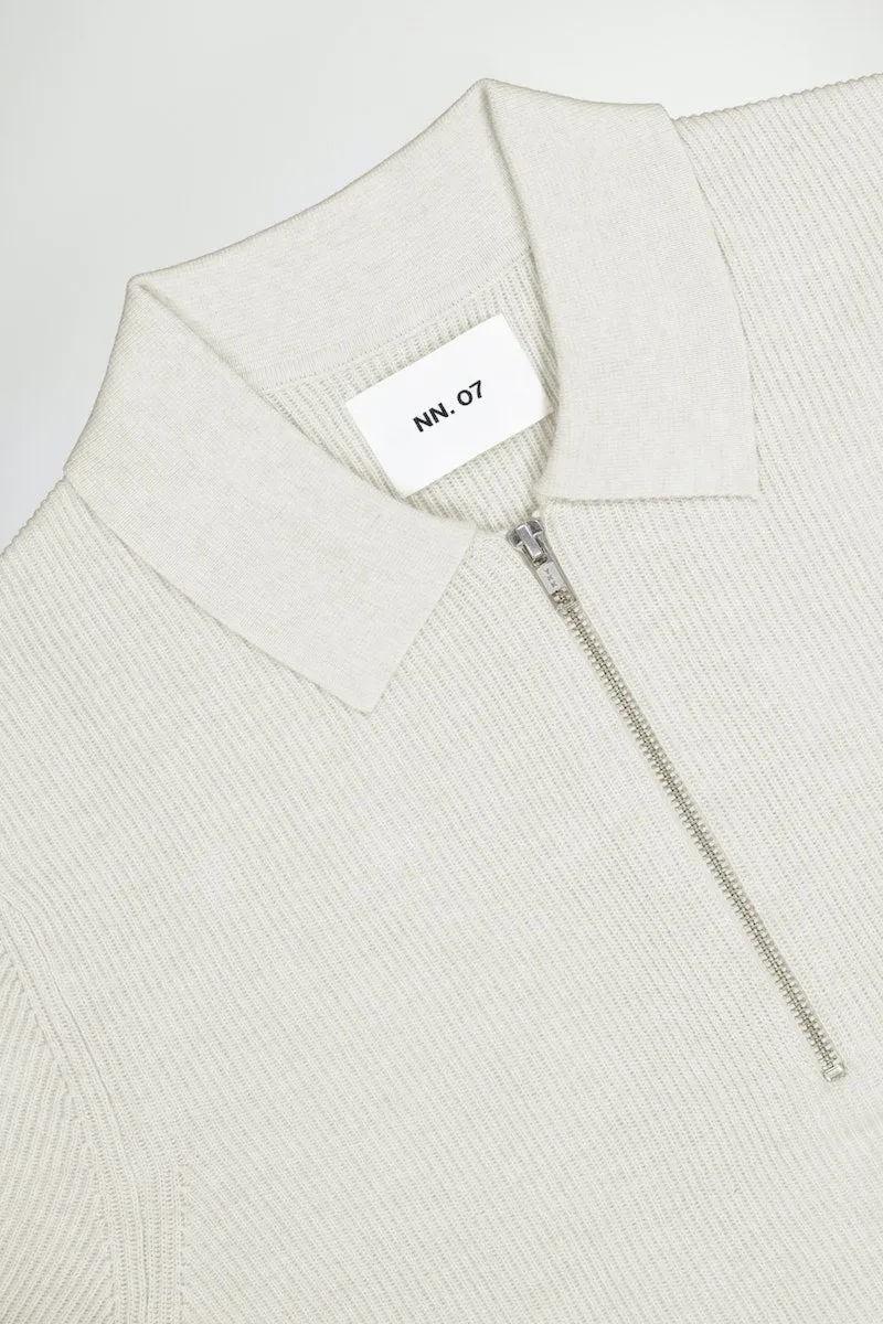 PULL POLO HANSIE ZIP BEIGE / NN07