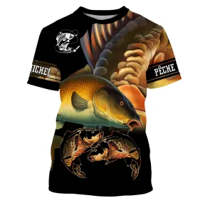 Pêche de la Carpe, Cadeau Original Pêcheur, Tee Shirt, Sweat à capuche, Vêtement Anti UV, Cadeau Personnalisé Pour La Pêche - CTS12042232