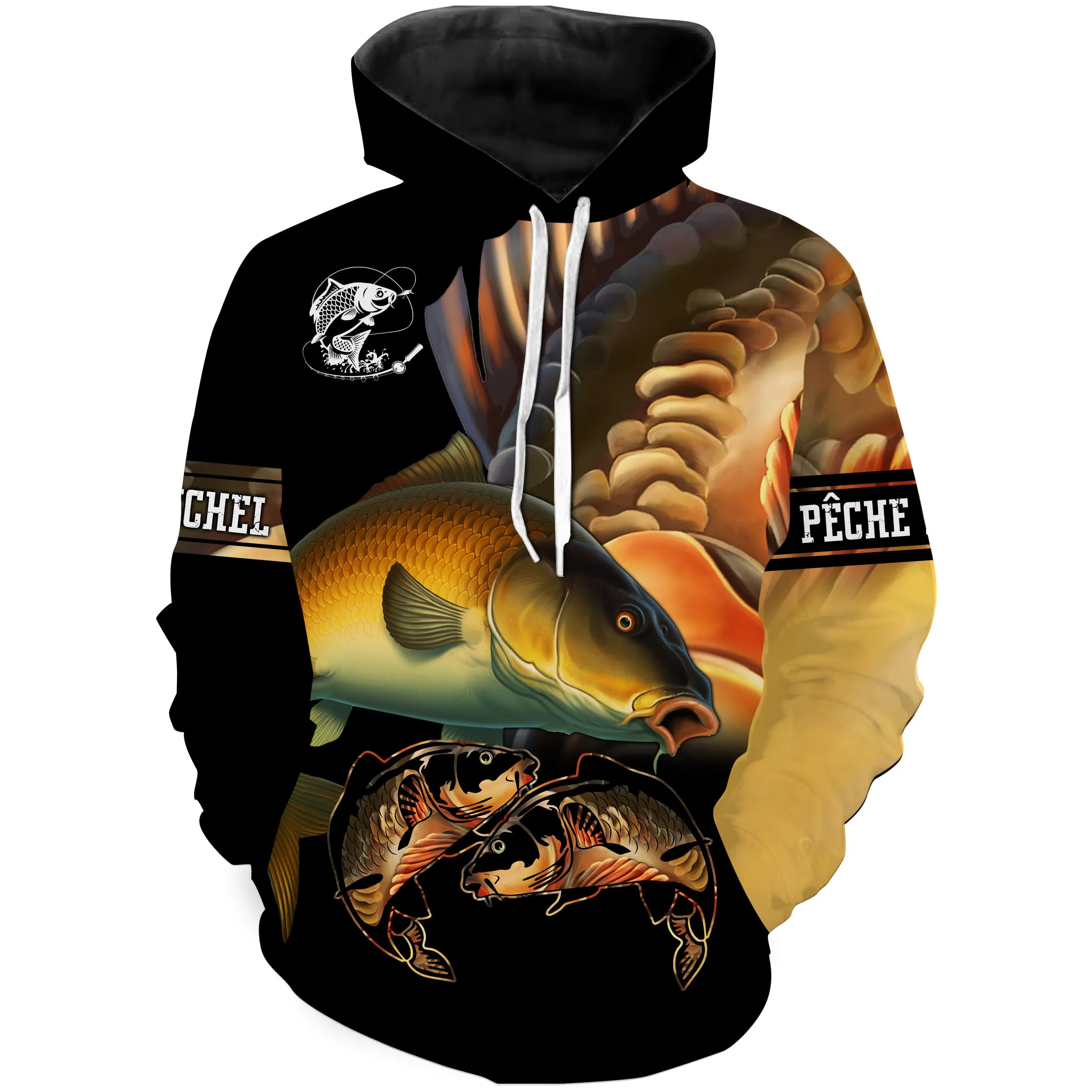 Pêche de la Carpe, Cadeau Original Pêcheur, Tee Shirt, Sweat à capuche, Vêtement Anti UV, Cadeau Personnalisé Pour La Pêche - CTS12042232