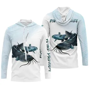 Pêche du Silure, Catfish, Poisson de Chat, Cadeau Idéal Pour Pêcheur, Tee shirt All-Over, Vêtements Anti-UV, Big Moustaches - CTS25052215