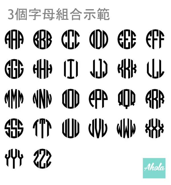 SP071 Block Monogram Initial 925 Sterling Sliver Enamel Name Earrings 字母組合琺瑯耳環