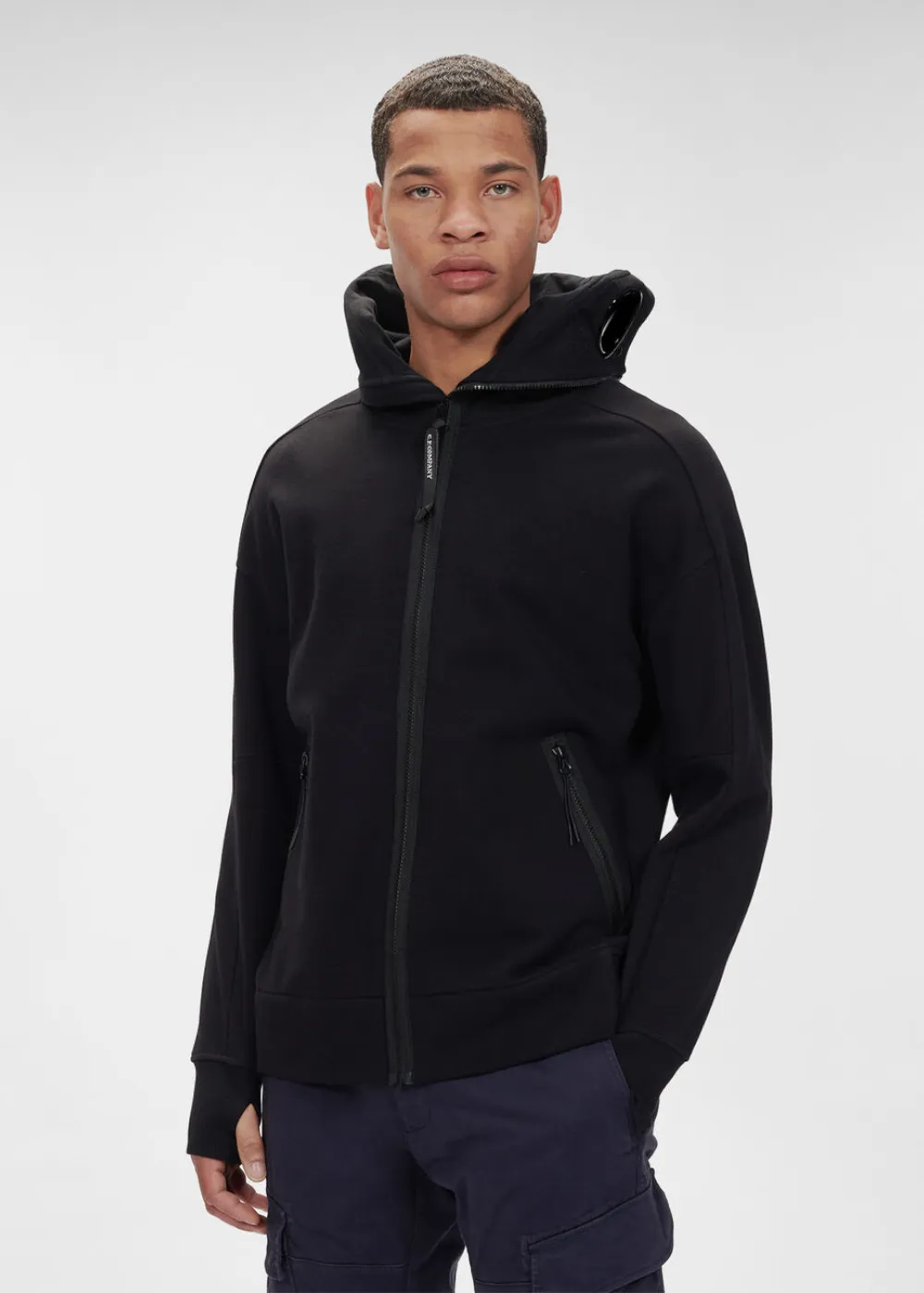 Sweat-shirt C.P. Company full zip noir