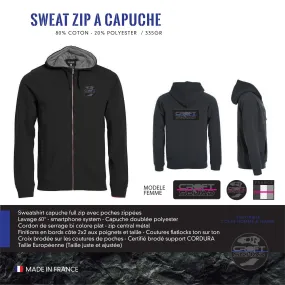 Sweat Zip à Capuche CROFT SQUAD