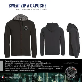 Sweat Zip à Capuche CSI 93