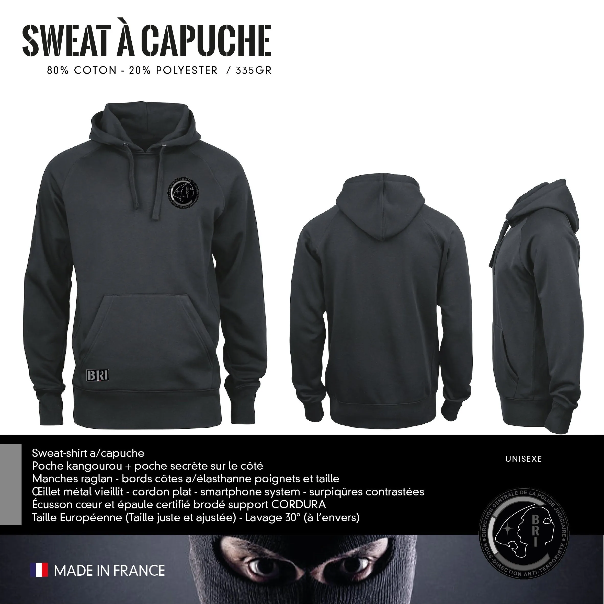 Sweat à Capuche BRI SDAT