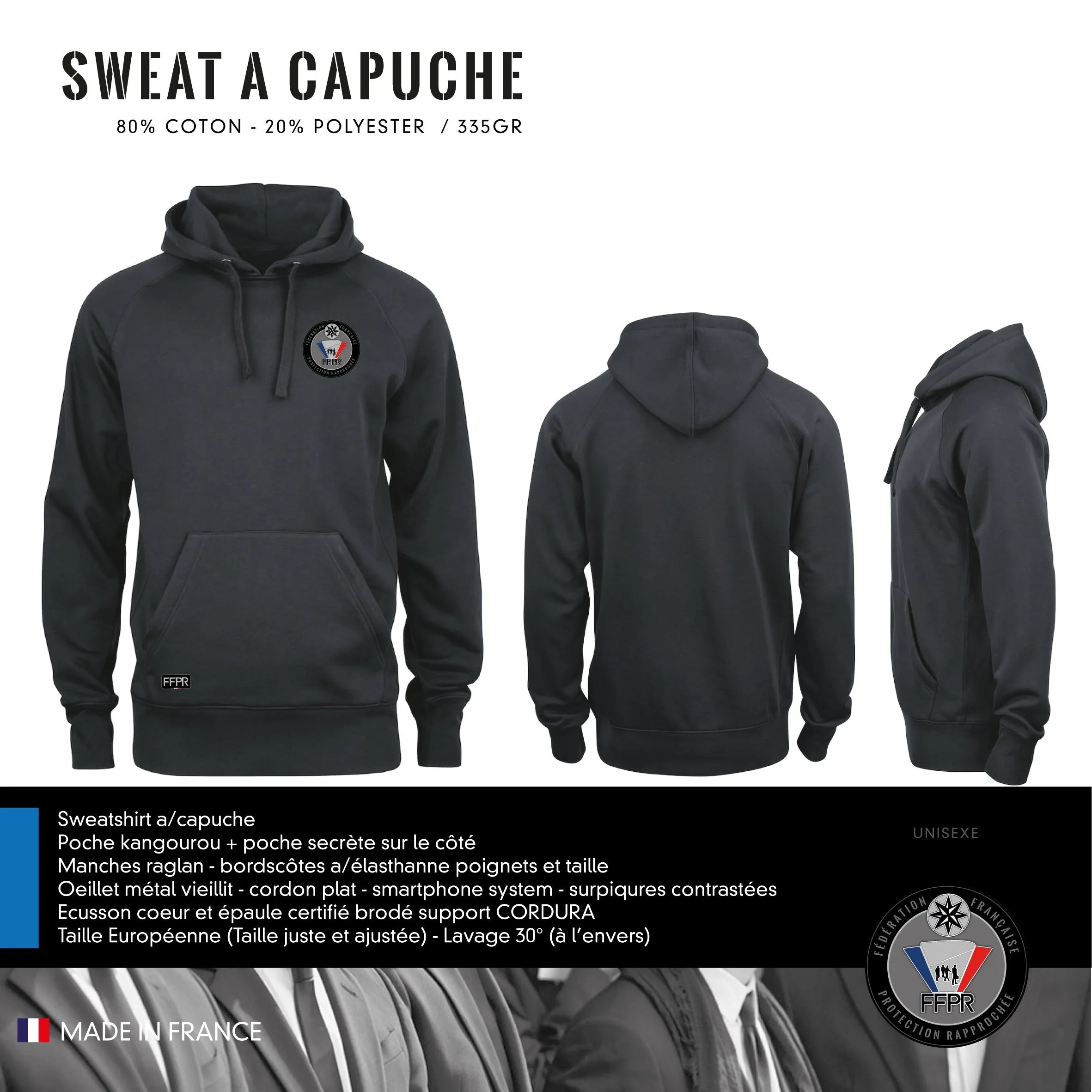 Sweat à Capuche FFPR