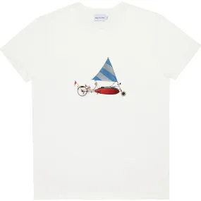 Tee-shirt Bask in the Sun NATURAL SAILING BIKE