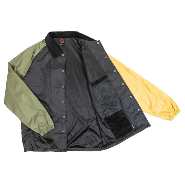 VESTE SPITFIRE CLEAN CUT NOIR JAUNE VERT