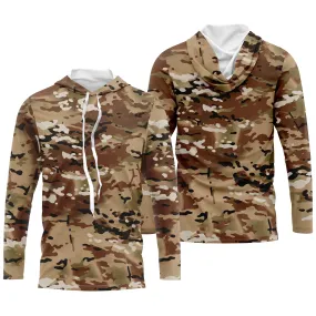 Vêtements Camouflage Pêche et Chasse, Cadeau Pêcheur, Chasseur, T-shirt Camouflage, Sweat à Capuche Anti-UV - CT06072227